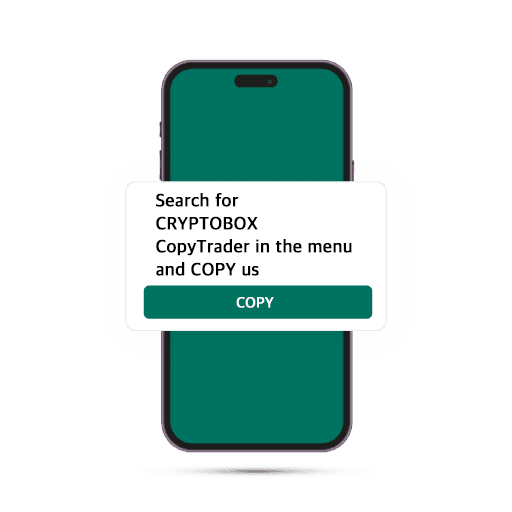 Step 2: Search & Follow CRYPTOBOX Copy Trader
